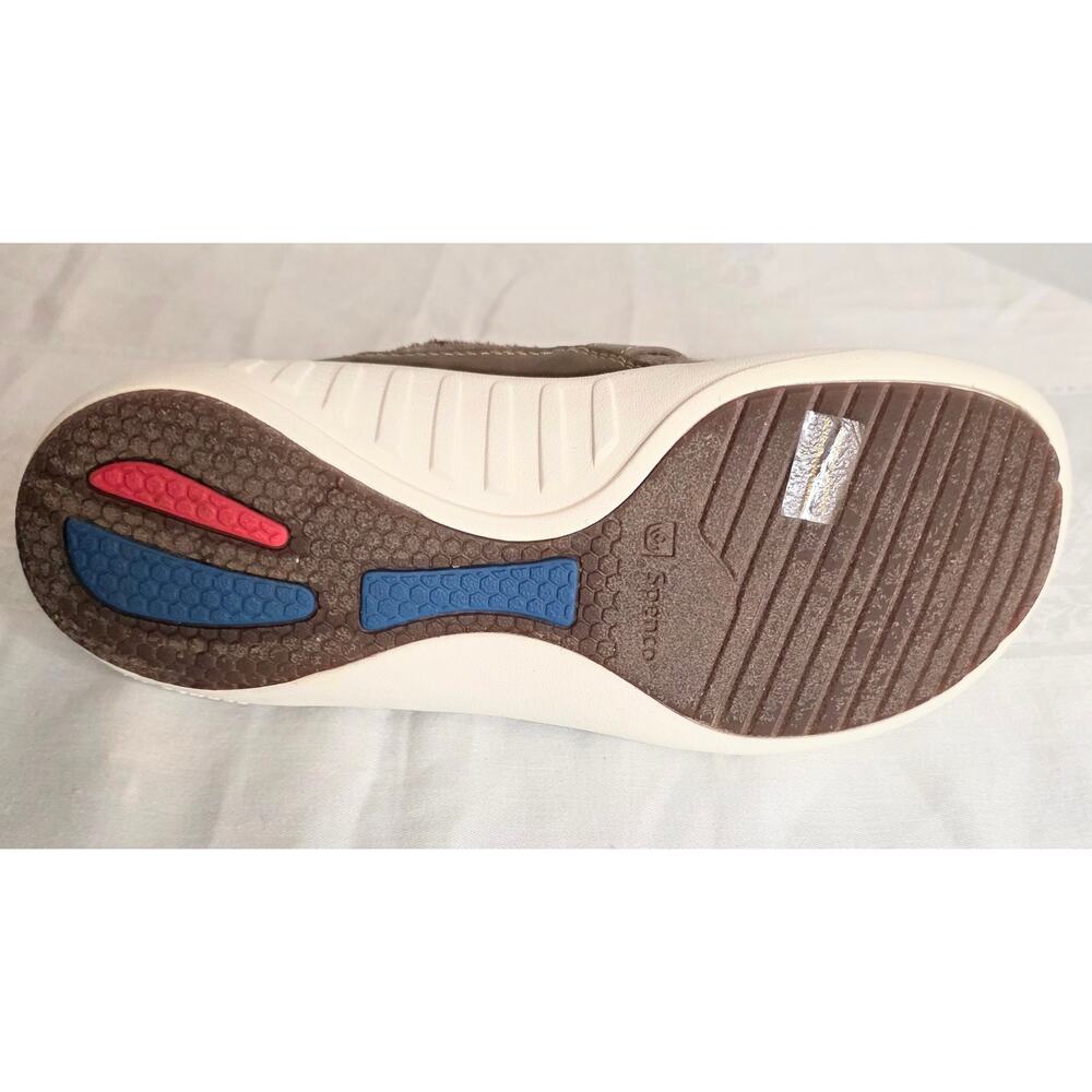 ComfortFit Brown Slip-On Mule Clogs with Adjustable Buckle - Picture 6 of 7